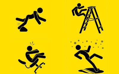 How to avoid slips, trips and falls